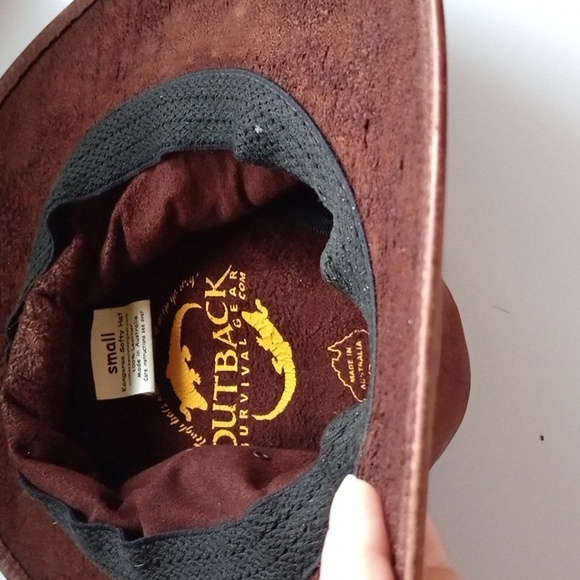 Outback Kangaroo Softy Hat Leather Australia Size Small - Picture 10 of 12